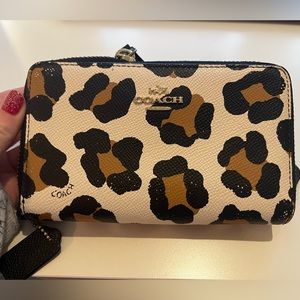 Coach Leopard Full Size Wallet